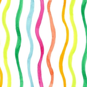 Jumbo Rainbow Stripe Vertical 