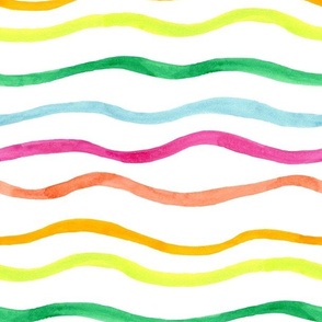 Jumbo Rainbow Stripe Horizontal