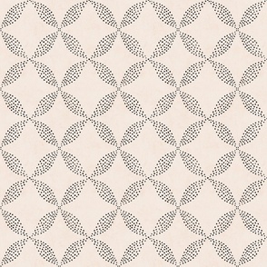 Bohemian beige geometric dots. Ethnic modern paint.  Design #1002. 