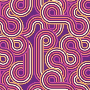 Graphic Swirls - 70s Disco