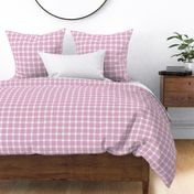 peony gingham - crooked plaid large - plaid fabric