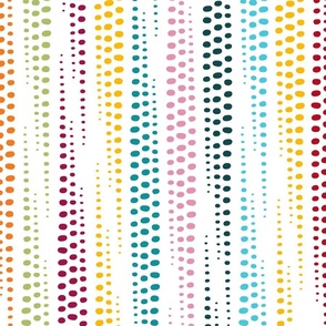 dots cocoons - bohemian colors (V) - dots wallpaper