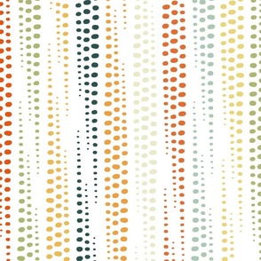 dots cocoons - vintage colors (V) - dots wallpaper