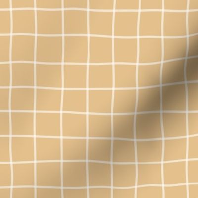 earthy amber crisscrossed pattern - checkered fabric