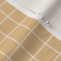 earthy amber crisscrossed pattern - checkered fabric