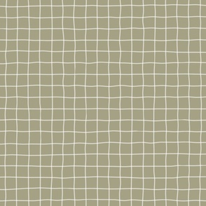 earthy mushroom crisscrossed pattern - checkered fabric