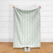 Art Deco Scallop Fan Pale Misty Green 