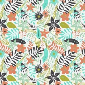 joyful jungle jubilee - white - small