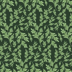Pattern with wormwood