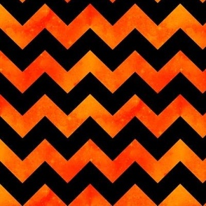 Orange zigzag Halloween