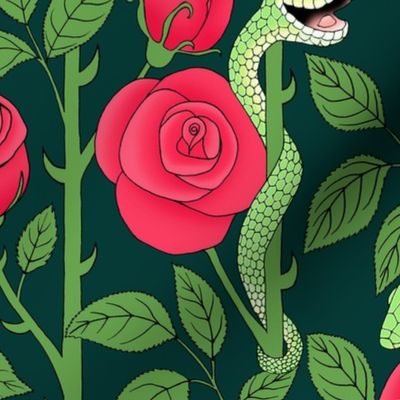 snakes and roses