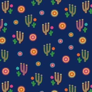 Cactus & floral fiesta