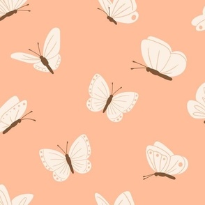 large_peach_butterflies