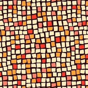 Disco Tiles - Orange