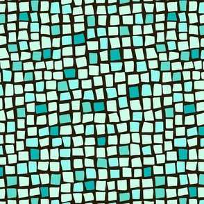 Disco Tiles - Tuquoise