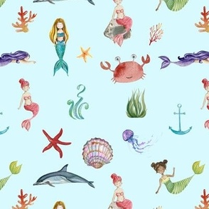 Mermaids and Sea Life
