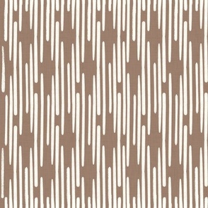 Vertical Stripe Mocha