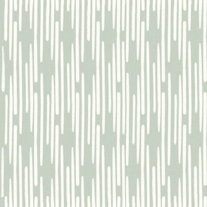 Vertical Stripe in light Sage