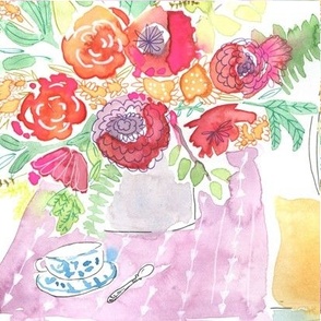 Flower and Tea