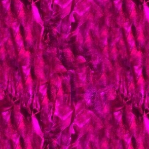 Vibrant pink abstract pin tucks