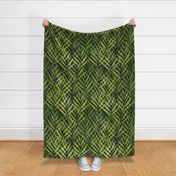 palm leaves - shades of green abstract botanical - foliage fabric