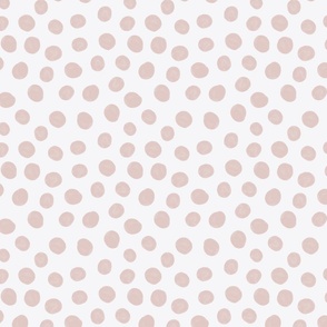 Painterly Dots - Rose