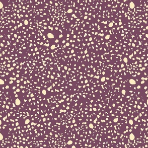 speckles in dull purple- blond 