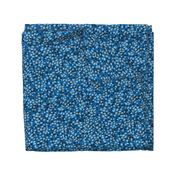 Ditsy Leaf Floral - Ultramarine, Blue