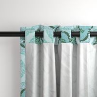 Fancy Floral - Baby Blue, Large Scale