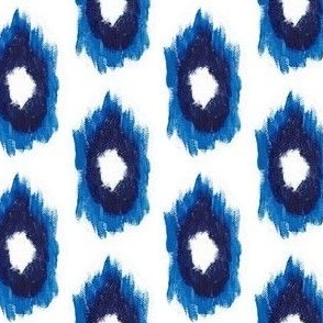 Blue China Ikat 