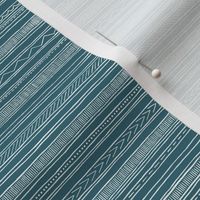 mud cloth stripes - blue - small