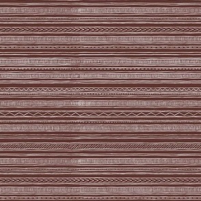 mud cloth stripes - brown - small