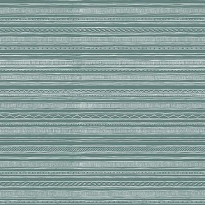 mud cloth stripes - gray green - small