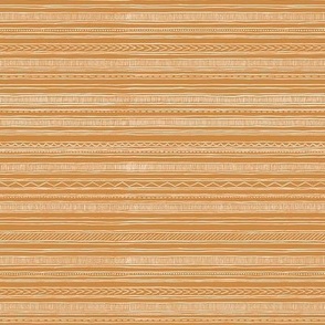 mud cloth stripes - orange - small