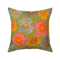 70's Flower Pillow