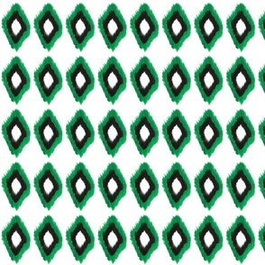 Malachite Ikat Green