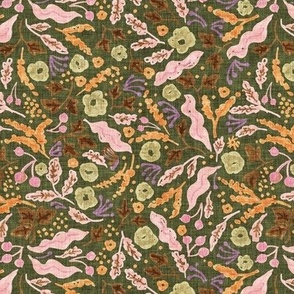 Autumnity Ditsy Floral (olive) MED 