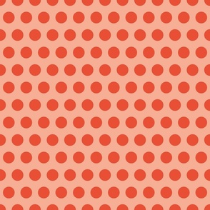 Comfy Marmalade - spots red on pink
