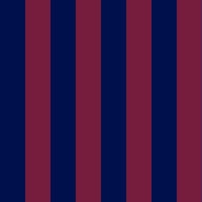 custom scale 1" lighter navy burgundy stripes