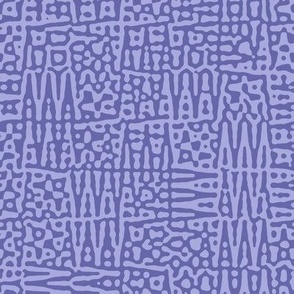 zigzag checquer in periwinkle