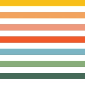 Rainbow Stripes - XL