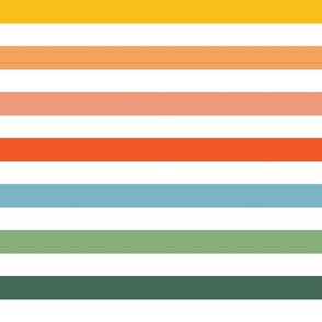 Rainbow Stripes - L