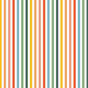 Vertical Rainbow Stripes - S