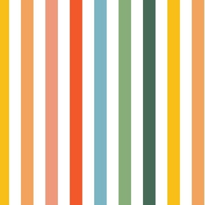 Vertical Rainbow Stripes - L