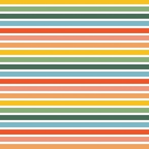 Breton Stripe Rainbow Reverse - XXS
