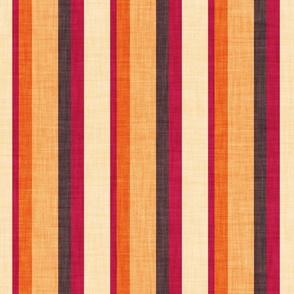 Normal scale // Groovy vertical stripes // jon brown orange and cardinal red retro stripes 