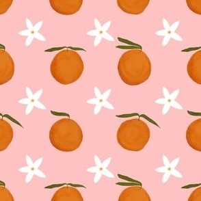 Orange and Flowers 