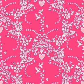 Rococo Love, Pink, warm raspberry pink