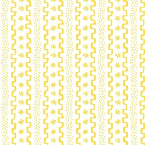 Bold Yellow on White Talia