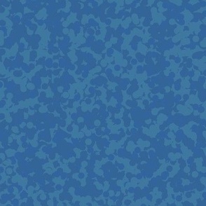Mosaic dots denim blue